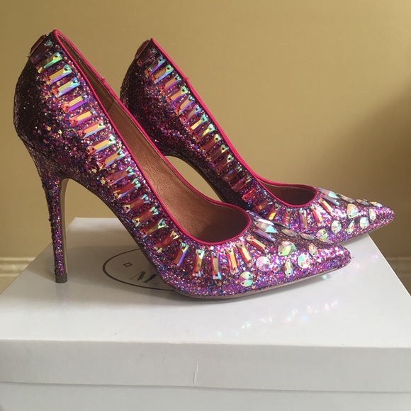 Steve Madden Shoes - SOLD ❌❌ Galaxi 8 1/2 Glitter purple pumps